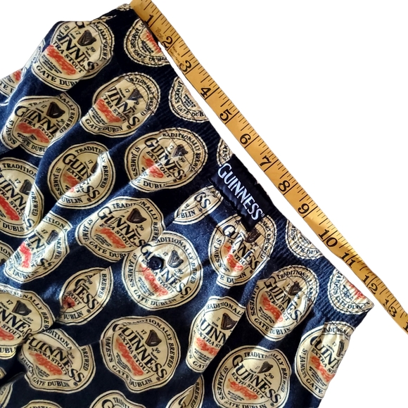 Guinness Irish Stout Boxer Shorts. 100% Cotton. Small w/button fly Unisex - Picture 5 of 7
